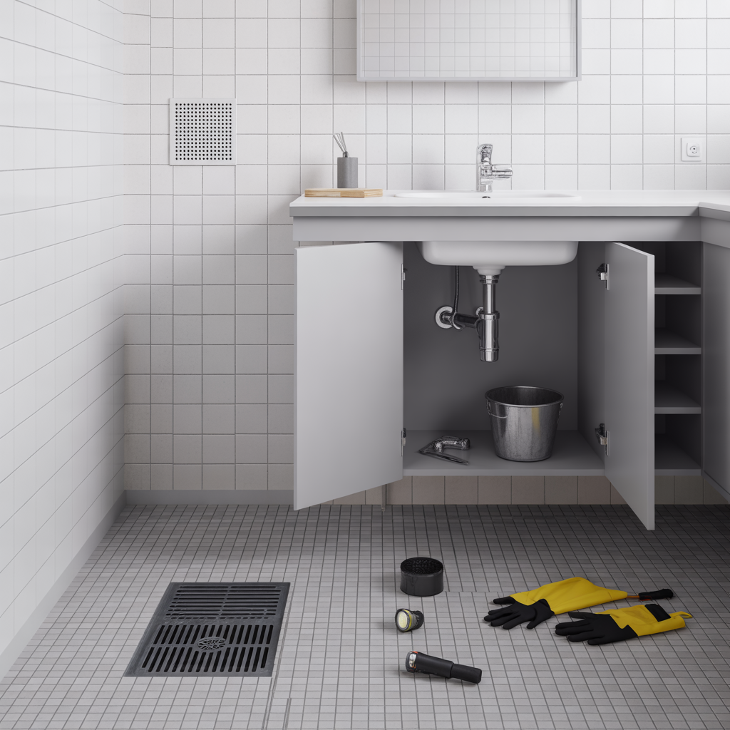 felsokning av avloppslukt i badrum orsaker och atgarder